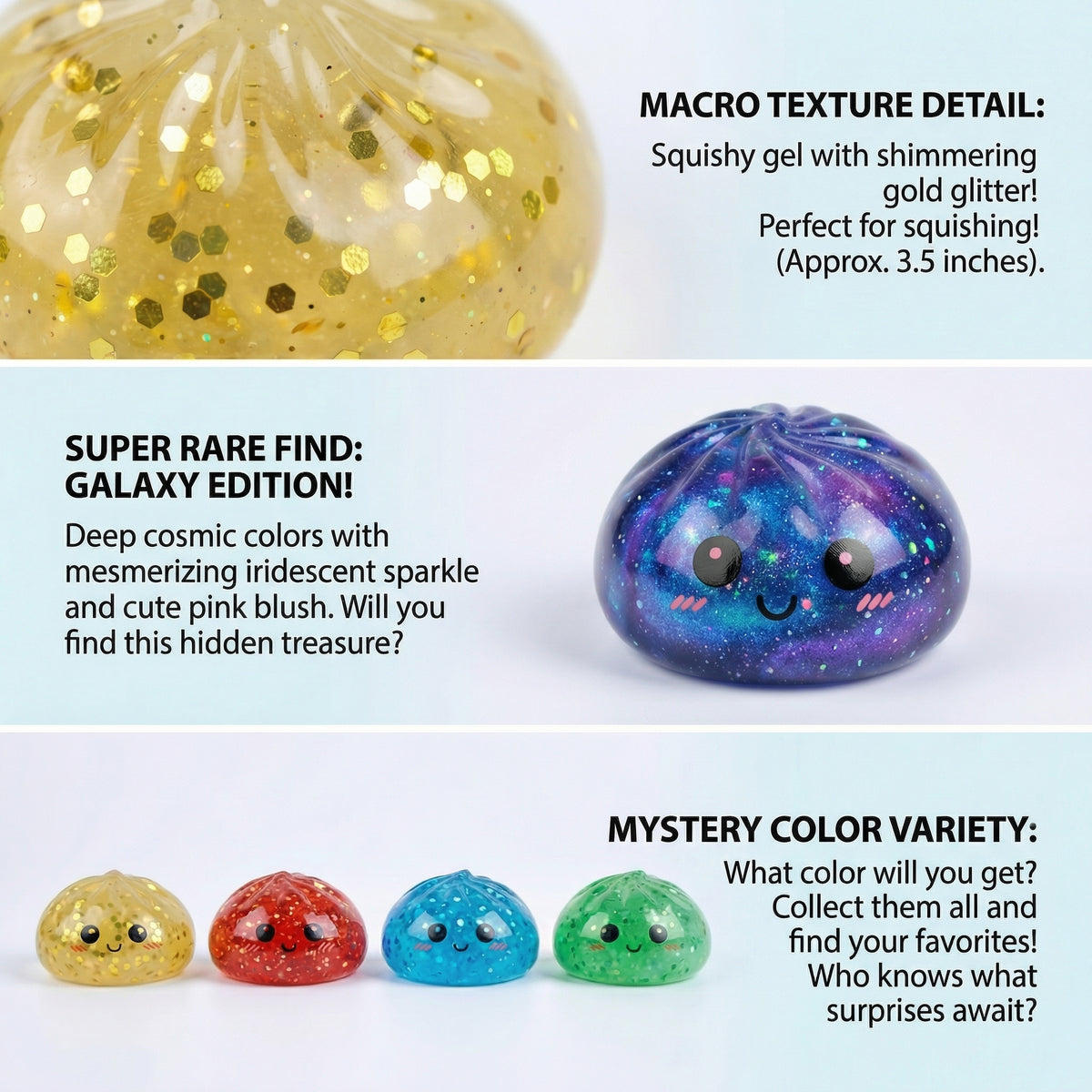 Glitter Dumpling Squishy Toy Mystery Box With Rare Galaxy Gel Surpri glitter-dumpling-squishy-toy-mystery-box-with-rare-galaxy-gel-surpri