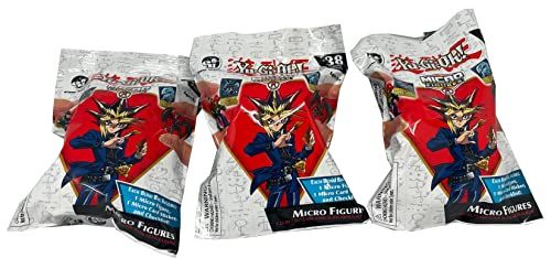 world's smallest yugioh cards World's Smallest YuGiOh Micro Figures Blind Bag (3 Pack) – eChapps