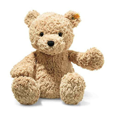 Steiff Jimmy Teddy Bear, Premium Teddy Bear Stuffed Animal, Teddy Bear Toys, Stuffed Teddy Bear, Teddy Bear Plush, Plushy Toy for Girls Boys and Kids, Soft Cuddly Friends (Light Brown, 16")