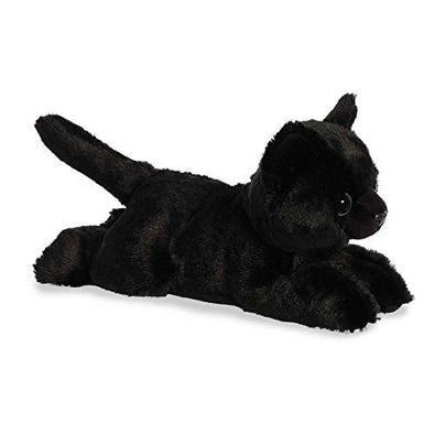 Aurora - Small Black Mini Flopsie - 8" Twilight Cat - Adorable Stuffed Animal