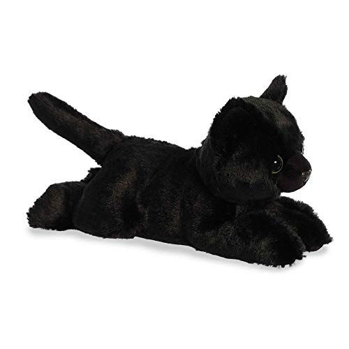 Aurora - Small Black Mini Flopsie - 8" Twilight Cat - Adorable Stuffed Animal