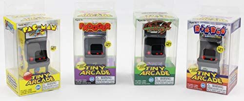 Tiny Arcade Set of 4 - Pac-Man ~ Galaga ~ Frogger ~ Dig Dug