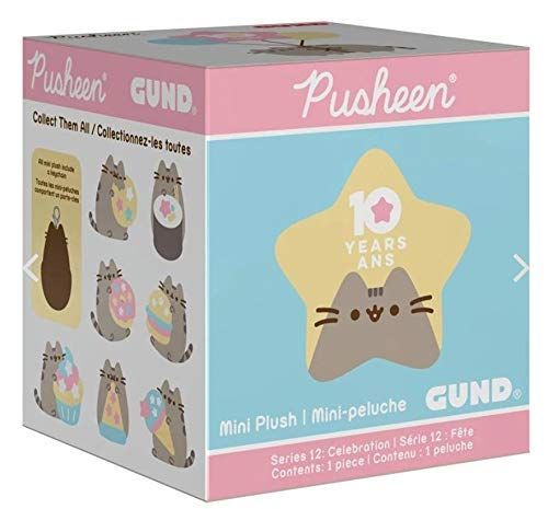 GUND Pusheen Blind Box Series #12: Celebration Surprise Mystery Plush, 3"