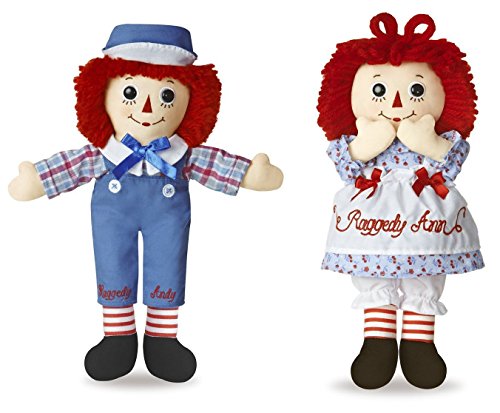 Aurora Classic Raggedy Ann & Raggedy Andy 12"