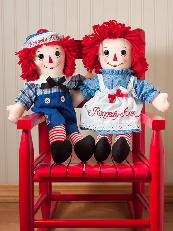 Aurora Classic Raggedy Ann & Raggedy Andy 12"